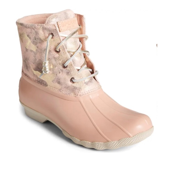 SPERRY Saltwater Metallic Camo Duck Boots - Picture 3 of 5